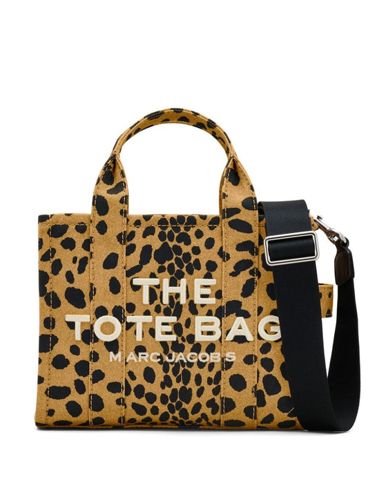 Marc Jacobs Women The Cheetah Canvas Small Tote Bag