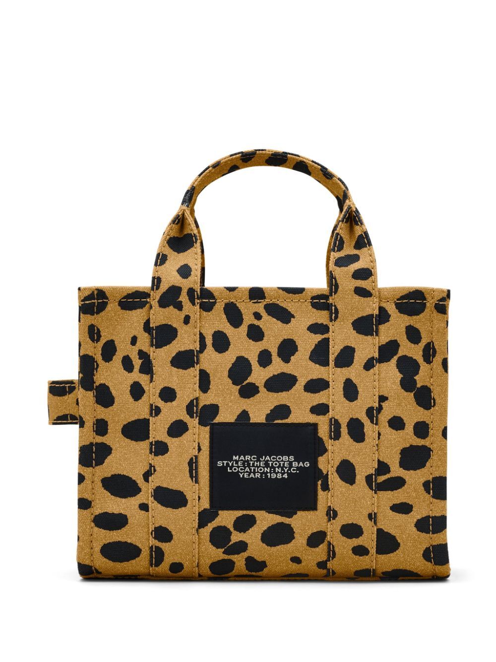 Marc Jacobs Women The Cheetah Canvas Small Tote Bag