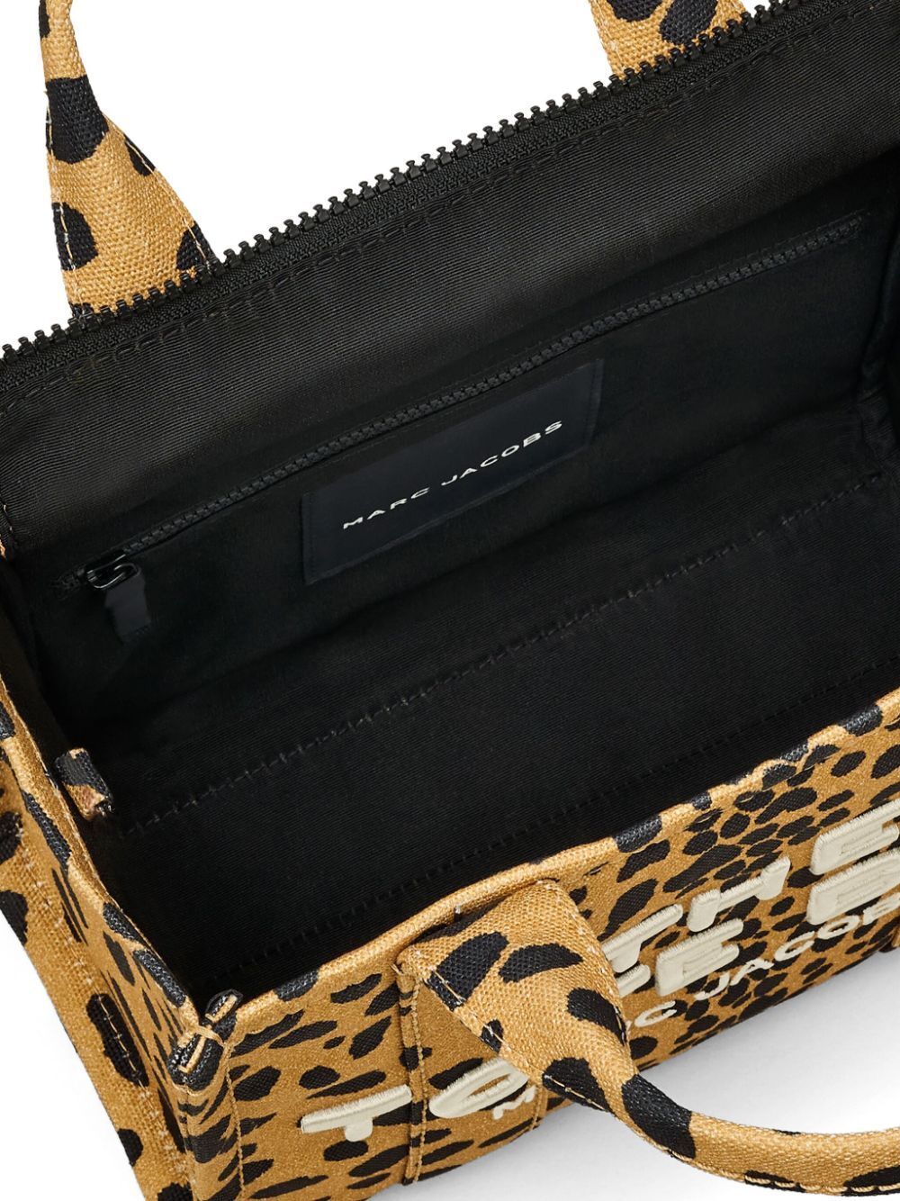 Marc Jacobs Women The Cheetah Canvas Small Tote Bag