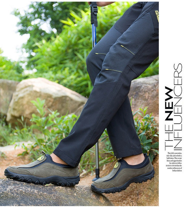 Men's Slip-on Plus Size Hiking Shoes