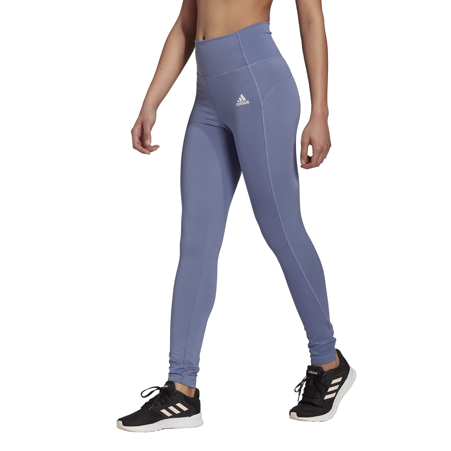 adidas Womens FeelBrilliant Designed 2 Move Leggings Orbit Violet/White Medium