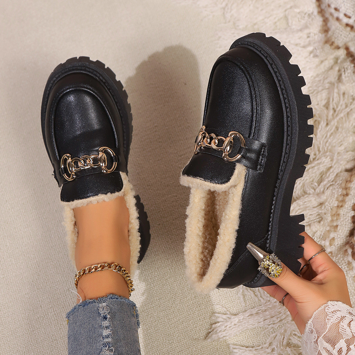 Women's British Suede Shoes