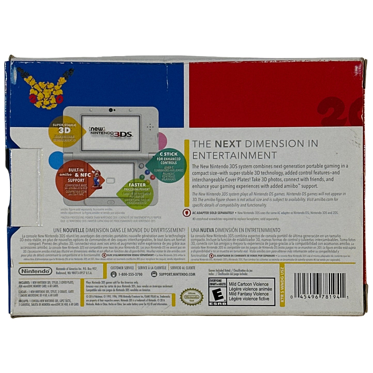 New Nintendo 3DS Edición 20 Aniversario de Pokémon - Nintendo 3DS