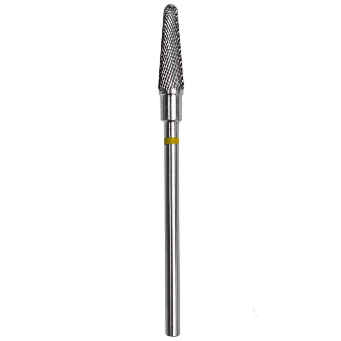 STALEKS PRO EXPERT CARBIDE NAIL DRILL BIT FRUSTUM YELLOW HEAD DIAMETER 4 MM WORKING PART 13 MM (FT70Y040/13) (№84) - STALEKS™