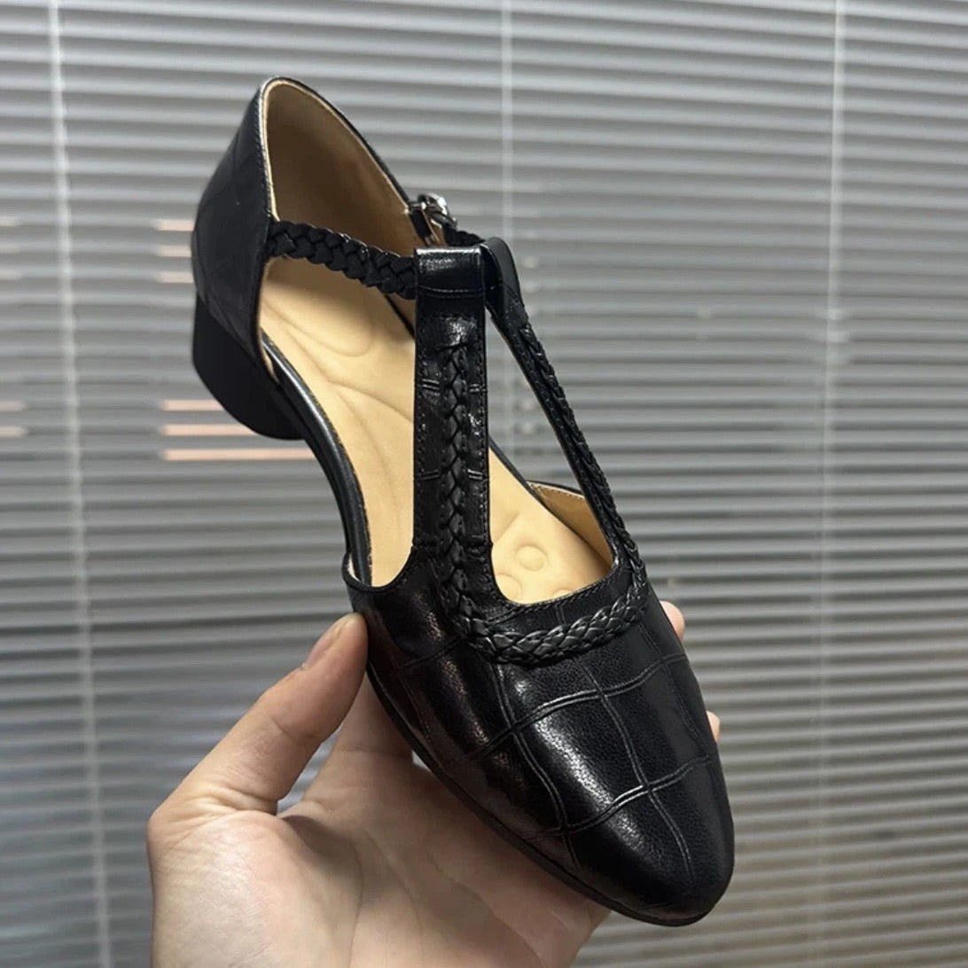 Women's Chunky Heel Retro Fashion Sandals