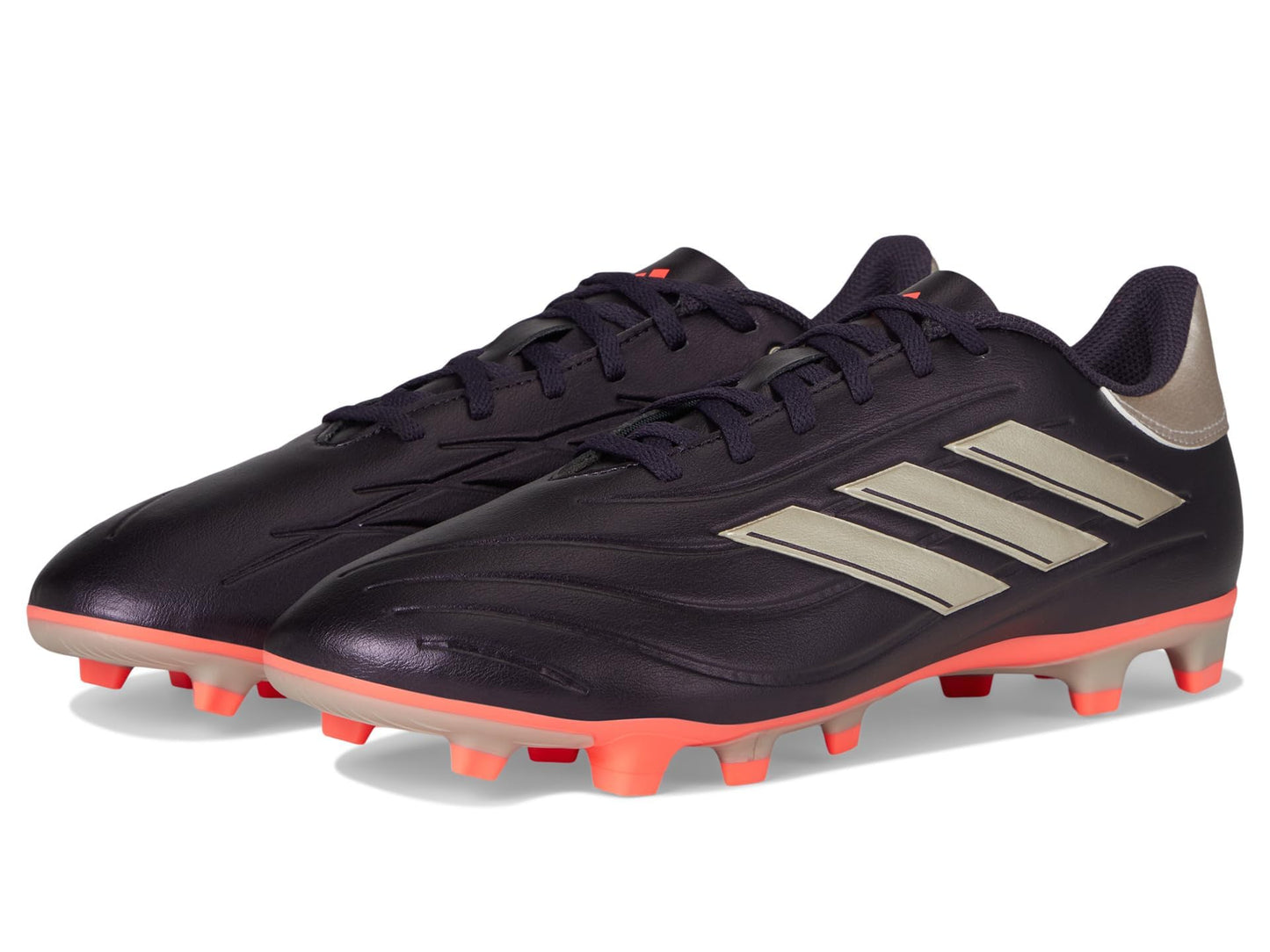 adidas Unisex Copa Pure II Club Flexible Ground Sneaker Aurora Black/Platin Metallic/Turbo 7.5 US Men