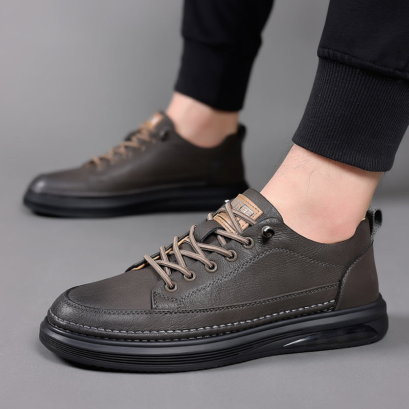 Cotton-padded Velvet Casual Lace-Up Flats