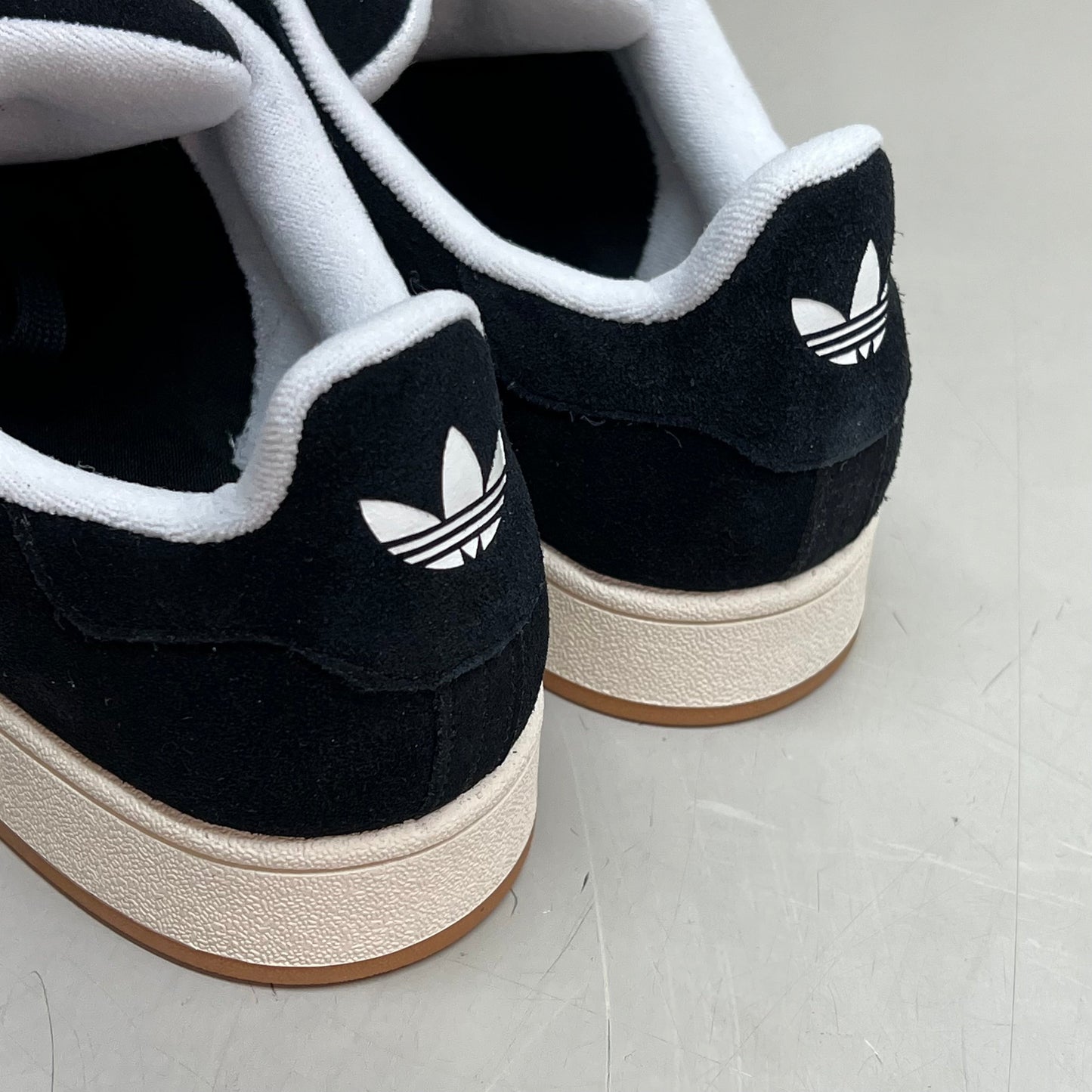 ADIDAS Campus 00s Fat Lace Sneaker Men's Sz 10 Core Black/Cloud White/Off White