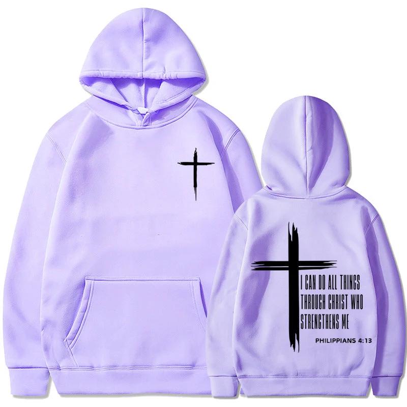 Men's "I Can Do All Things Through Christ" Hoodie