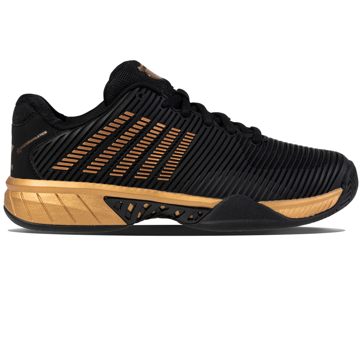 K-Swiss/Master Athletics Men's Hypercourt Express 2 Tennis Shoe (Black/Gold)