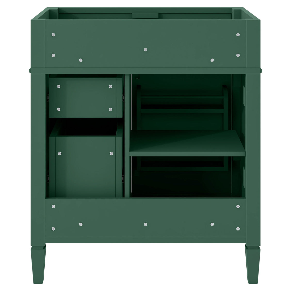 Bathroom Vanity With 2 Drawers And Tip-Out Drawer, Storage Cabinet