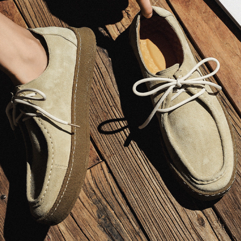 All Match Suede British Style Casual Flats