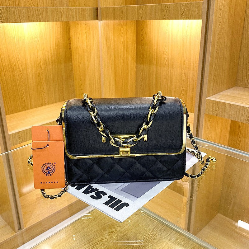 Diamond Chain Handbag Travel Bag