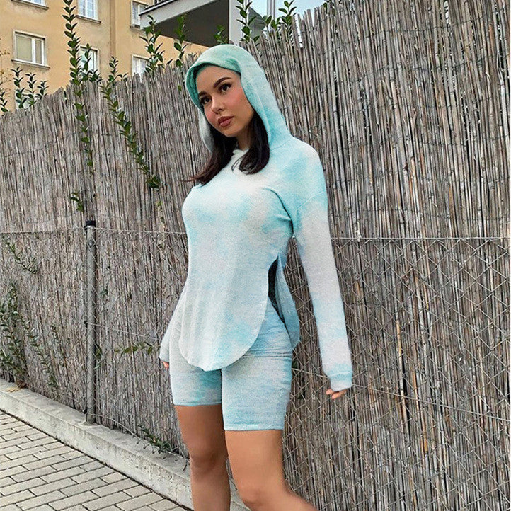Sudadera con Capucha Informal de Moda para Mujer, Conjunto Deportivo de Dos Piezas Ver la tabla de tallas en "más detalles"