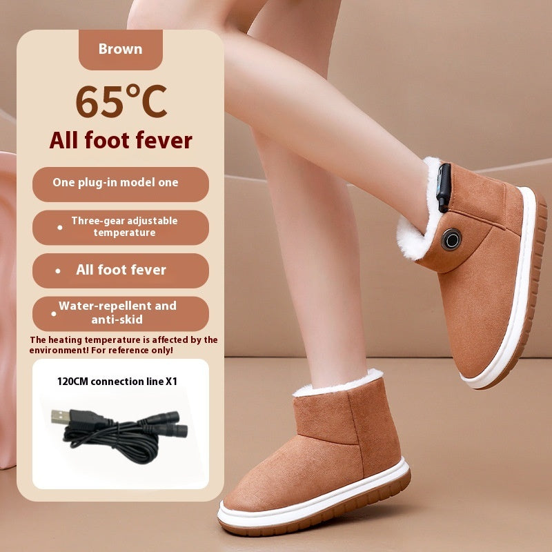 Electric Heating Cotton Boots