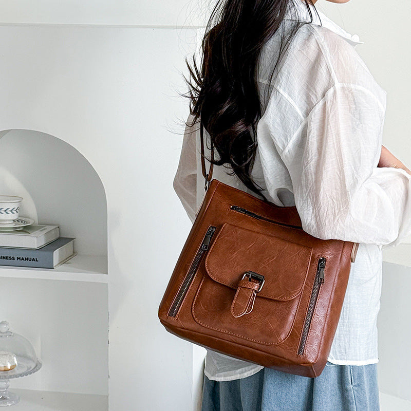 European And American Retro Casual Travel Crossbody Bag