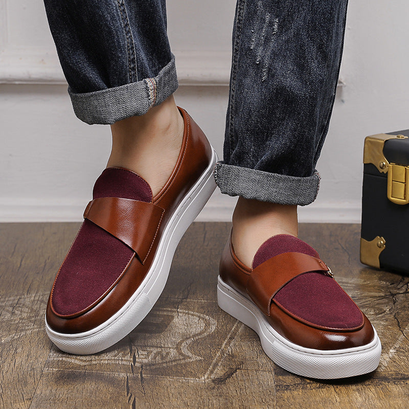 Leather Shoes Business Slip-on Casual Shoes Men
