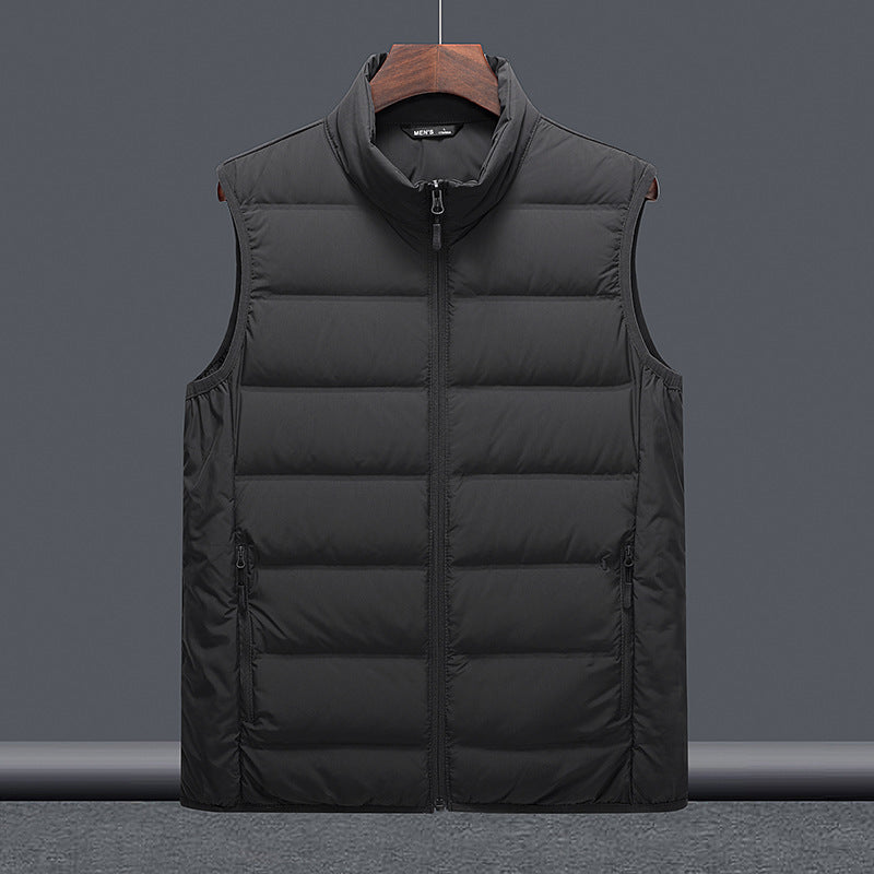 Thickened Down Jacket Stand-Up Collar Lightweight Couples Vest Outerwear