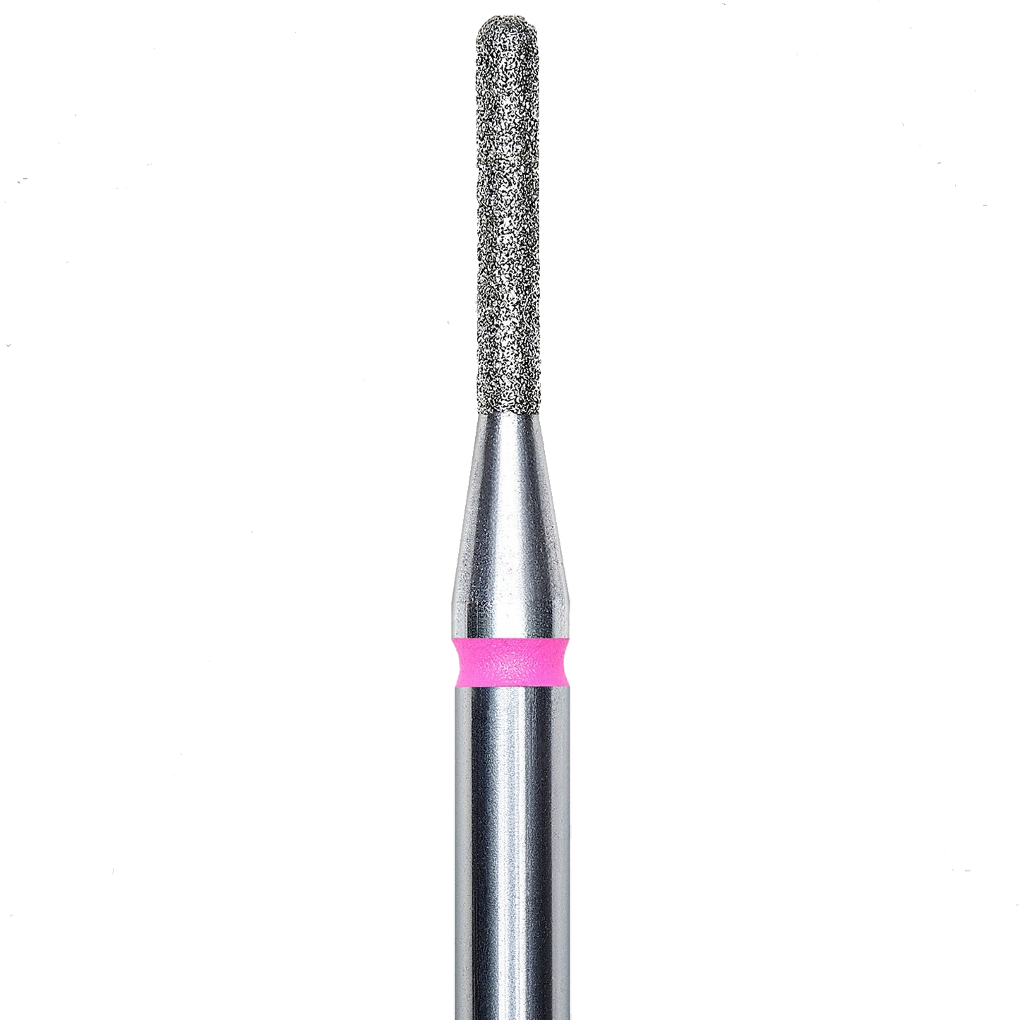 DIAMOND NAIL DRILL BIT, ROUNDED "CYLINDER", RED, HEAD DIAMETER 1.4/8MM (FA30R014/8) - STALEKS™