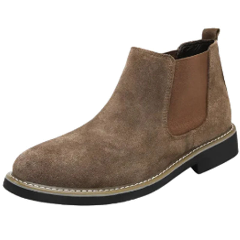 Invisibly Heightened Casual Suede Wedges