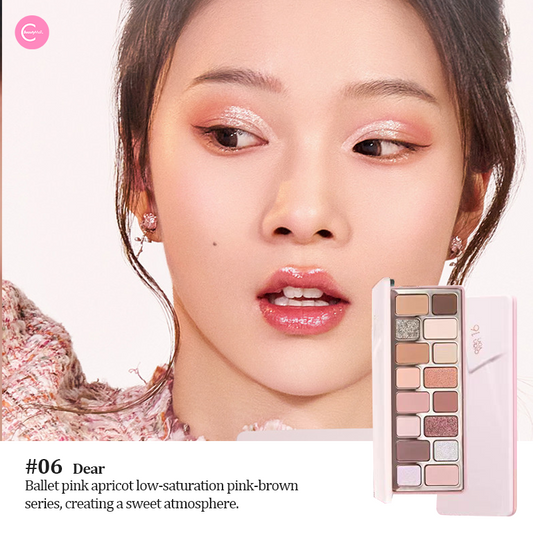CHEERYEP (QIANYAN) Paleta de Sombras de Ojos Naturales de 16 Colores - 06#Dear