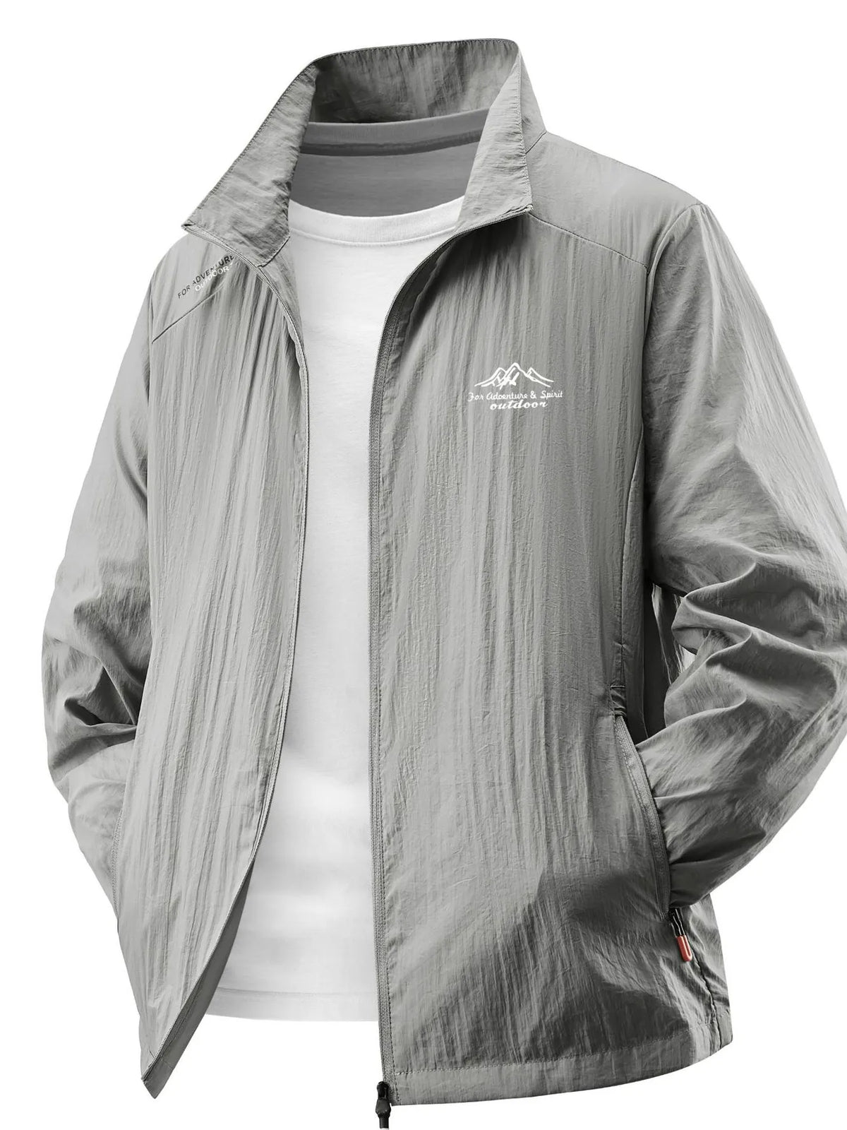Men's Plus Size Lightweight Outdoor Windproof Jacket