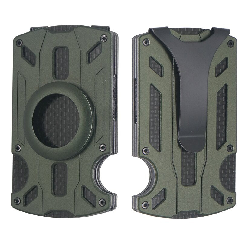 Men's Aluminum Alloy RFID Anti-theft Card Holder Metal Wallet