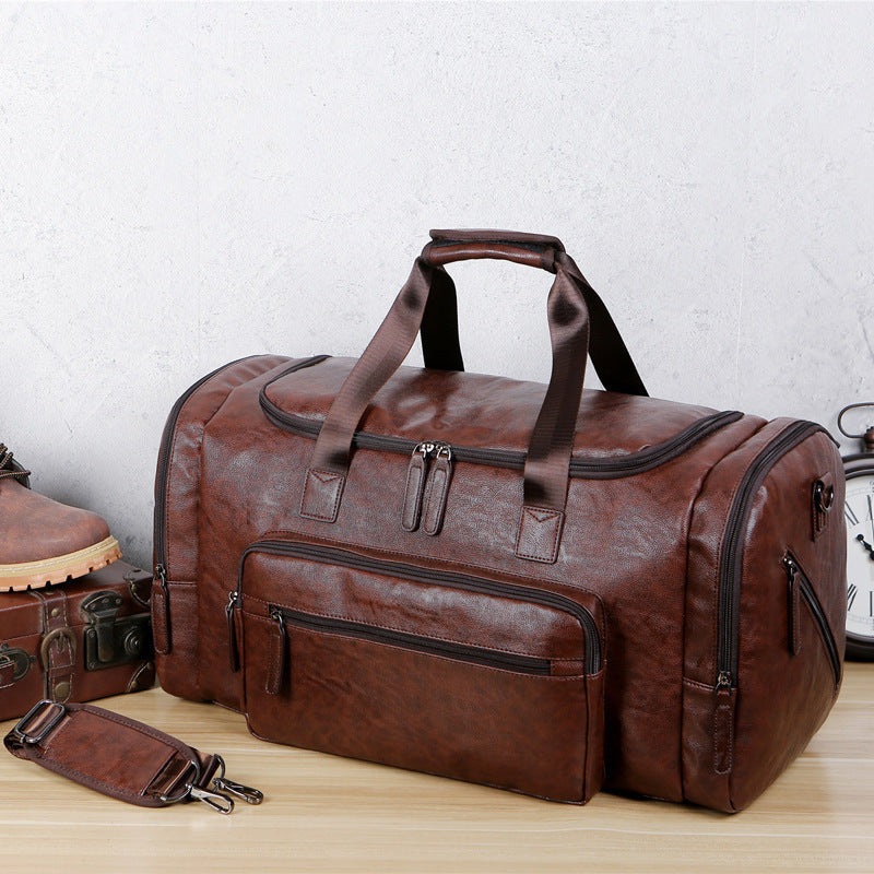 Men's Large Capacity Retro Travel Bag