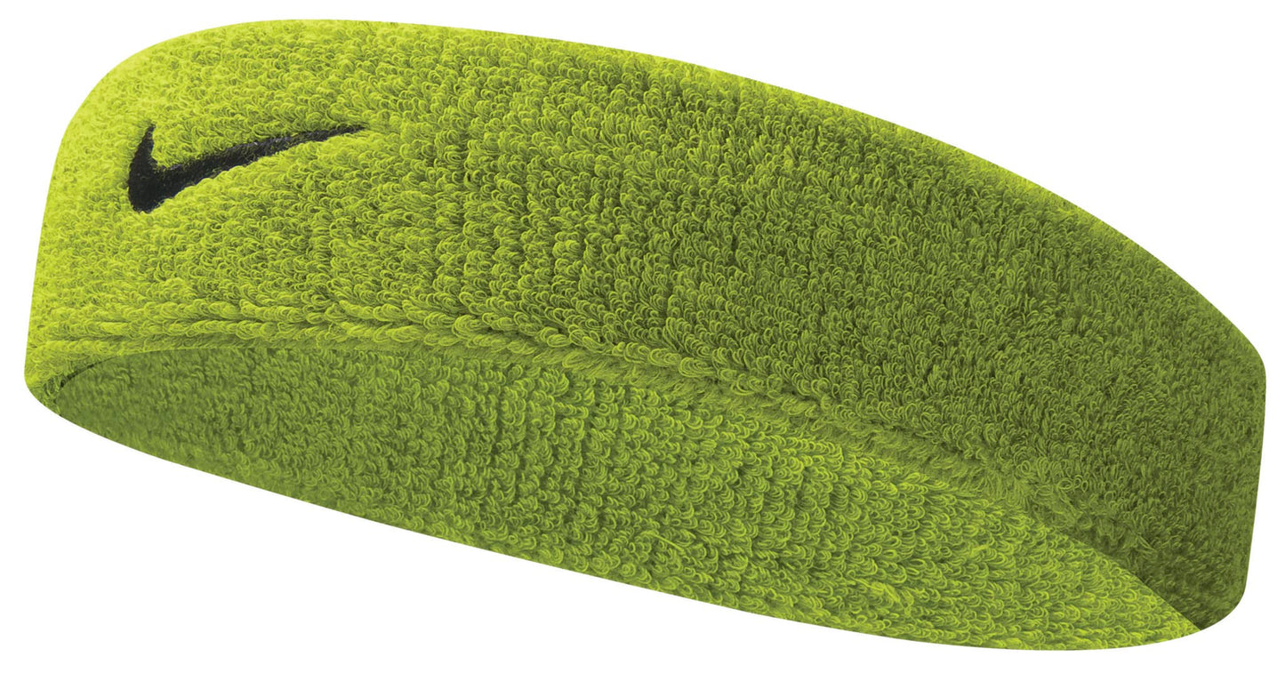 Nike Swoosh Headband (Atomic Green/Black One Size)