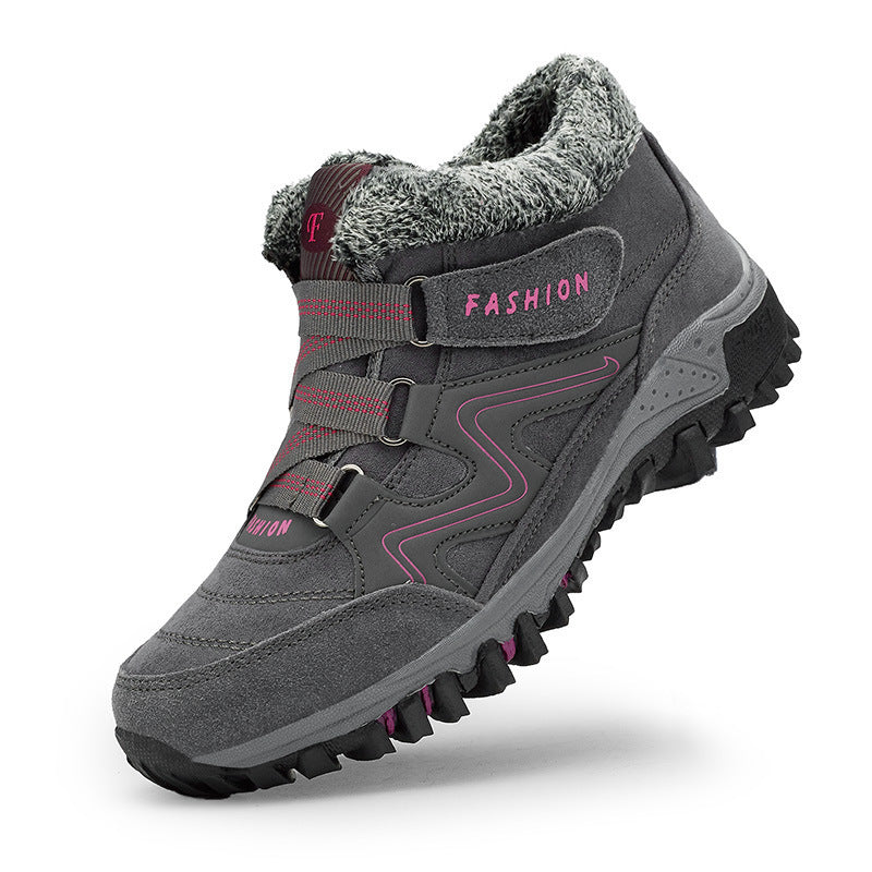 Outdoor Cotton-Padded Mid-Top Sports Platforms