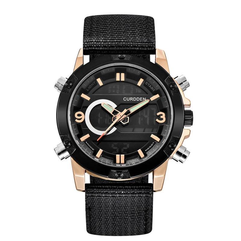 Men's Fashion Belt Multi-functional Watch