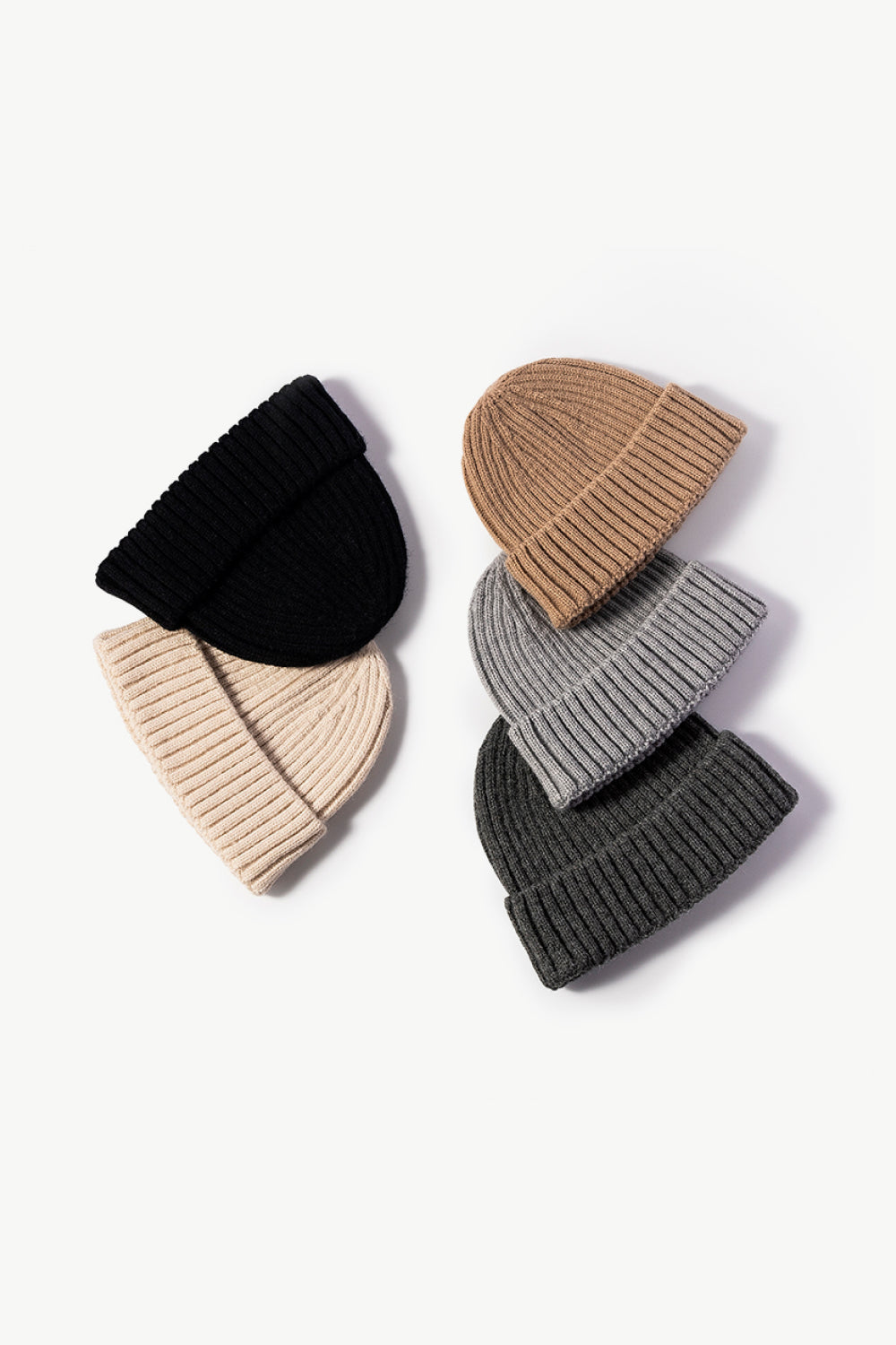 Gorro de punto de canalé