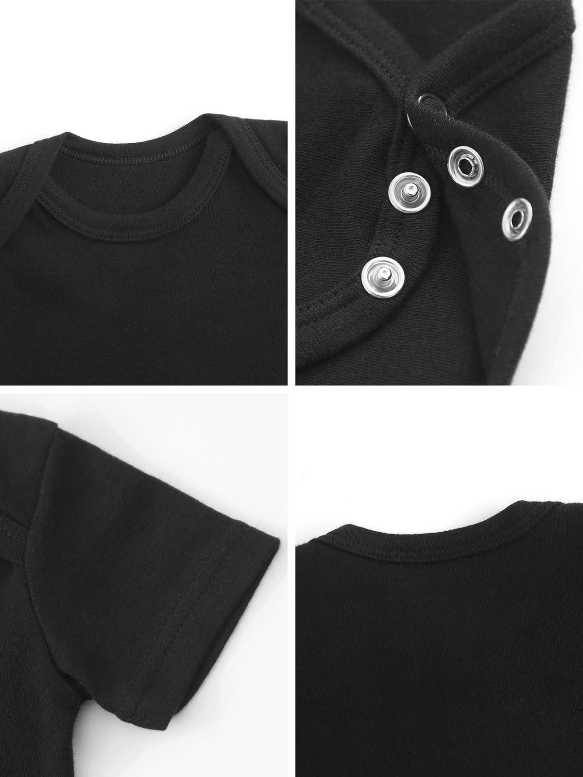 Ethereal Wolf in the Moonlight Unisex Cotton Short Sleeve Baby Romper