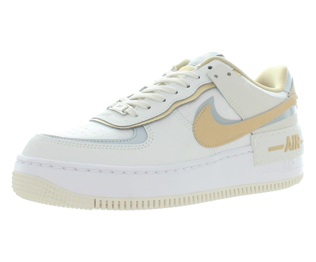 Nike Air Force 1 Shadow Summit White/Sesame-Wolf Grey Size 7.5