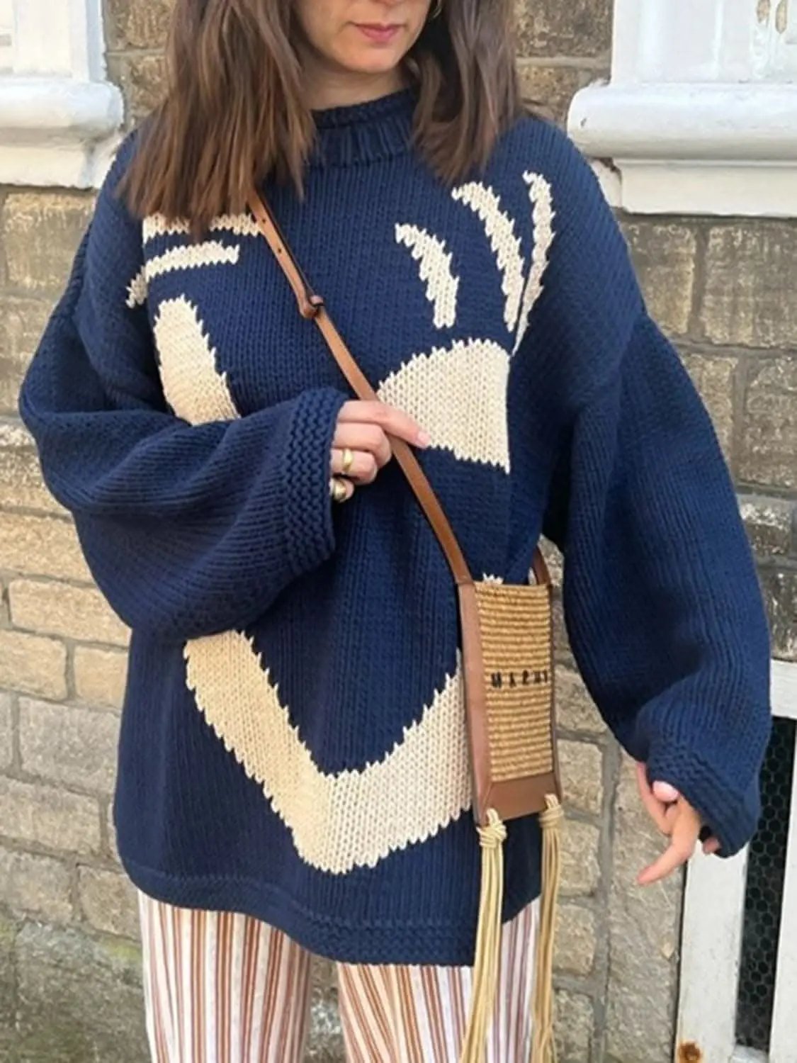 Sweaters Trendsi Cozy colorblock pullover, 100% polyester