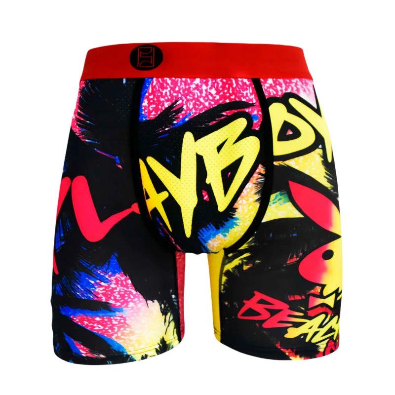 Cartoon Printed Quick-dry Men's Sports Fitness Extended Underwear