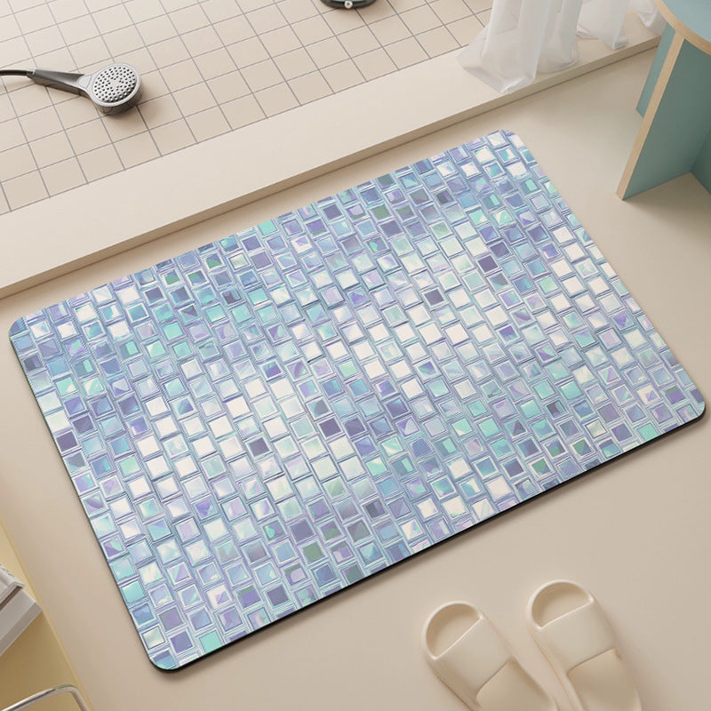 Quick-drying Door Mat Dirt- And Scratch-resistant Foot Mat Diatomaceous Earth Floor Mat