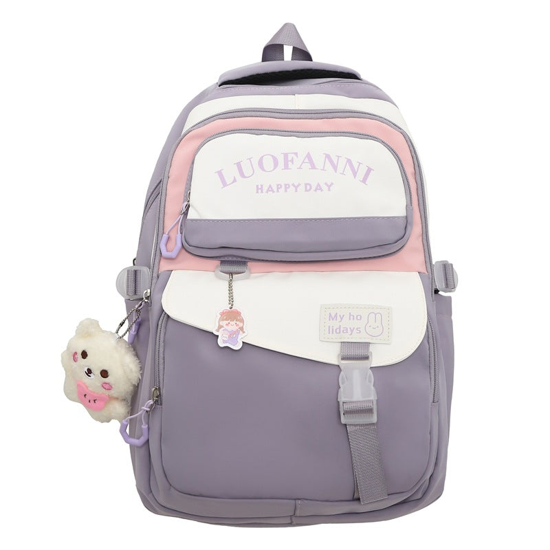 Korean Style College Student Backpack Shoulder Bag