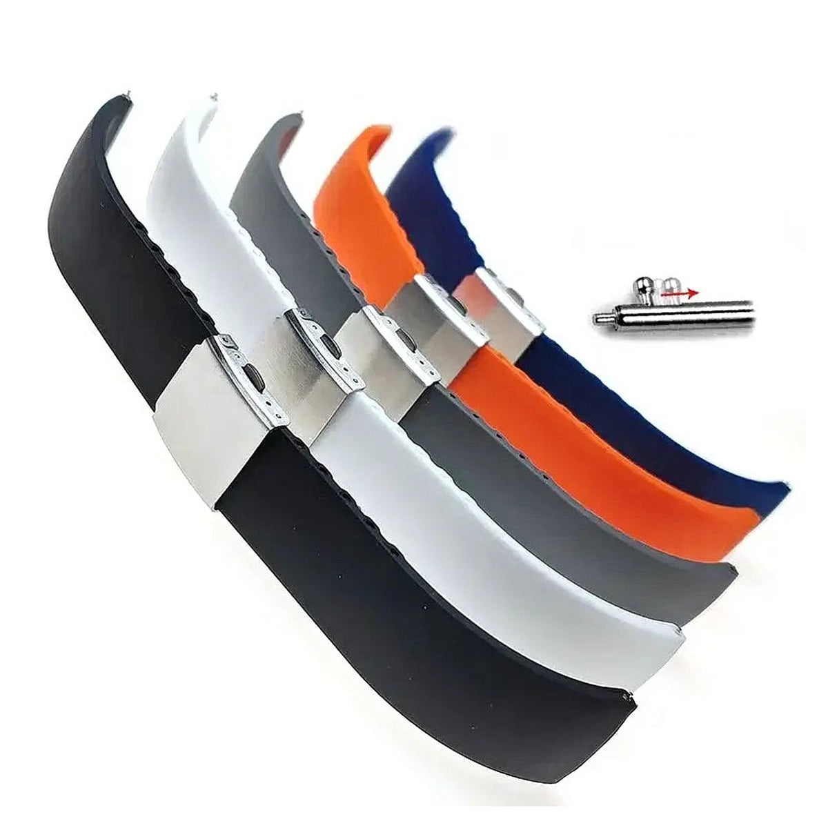 Suunto Race, Vertical & 9 Peak Trim-to-Fit Silicone Clasp Band