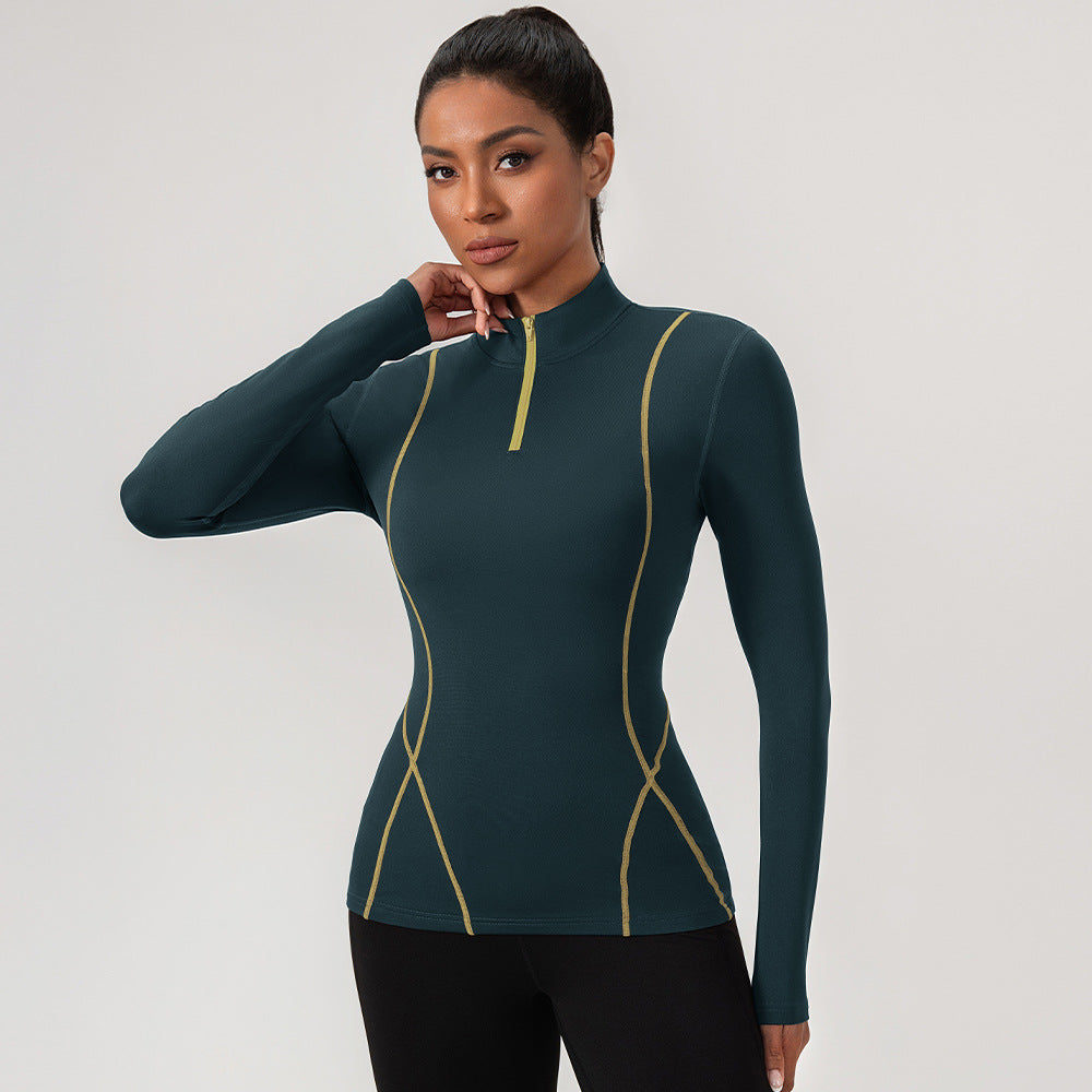 Women's Yoga Sports Half-Zip Hoodie