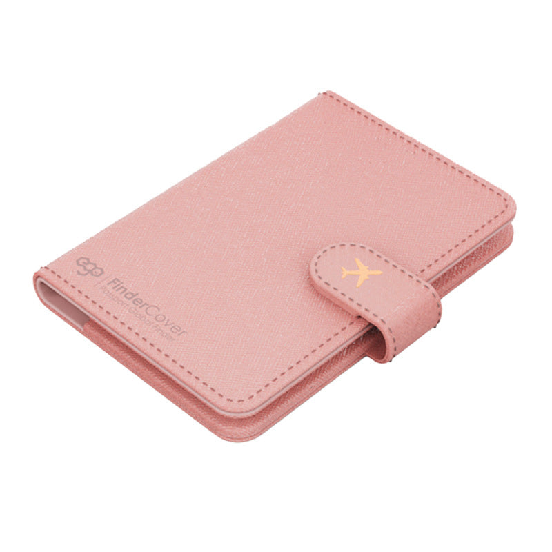 EGO Anti-lost Passport Case Multi-function Travel Abroad Ticket Clip Certificate Card Holder