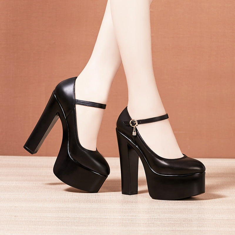 Women's High-Heel Platform Pumps