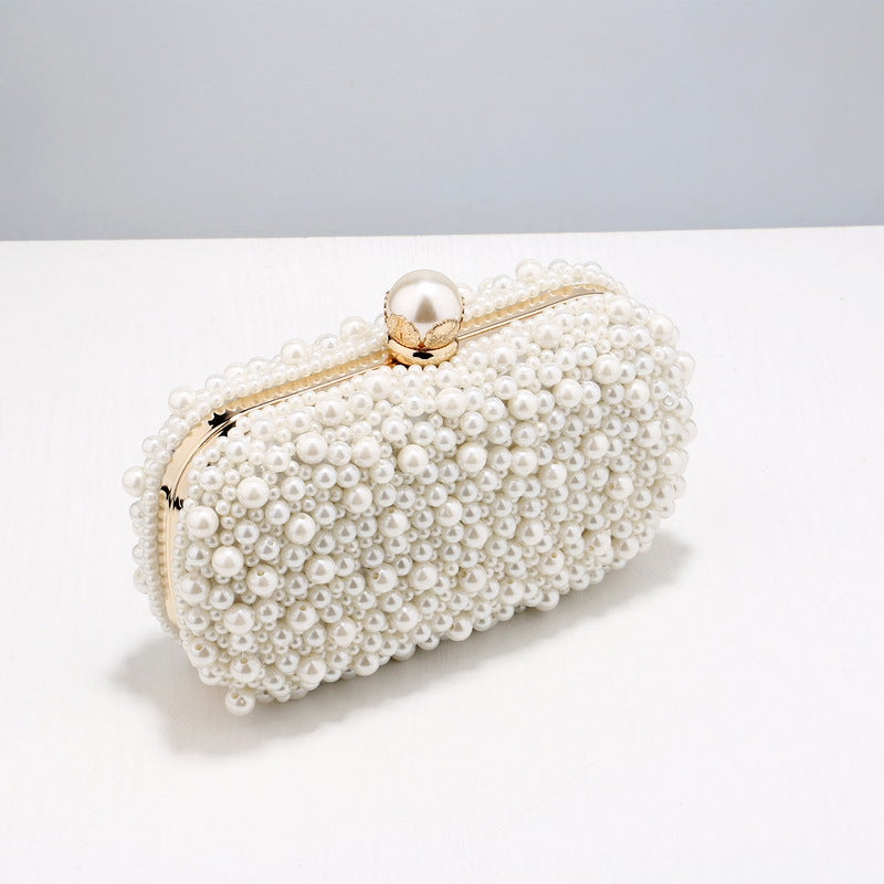 Women's Pearl Dinner Hand Bag Travel Bag