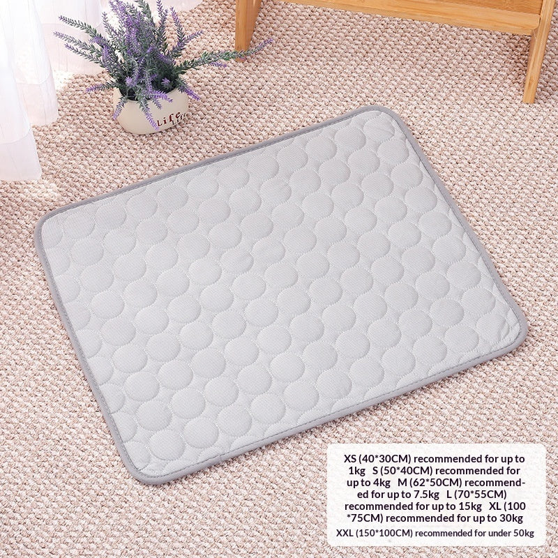Pet Sofa Cooling Ice Silk Pad Temperature Lowering Sleeping Mat