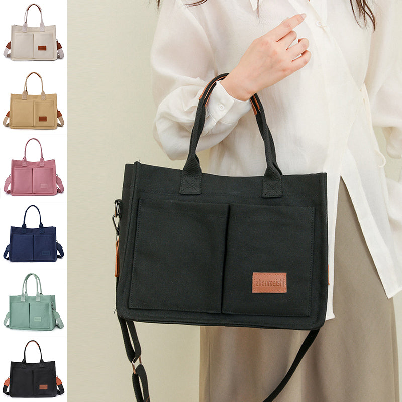 Women's Canvas Casual Crossbody Shopper Bag Crossbody Bag