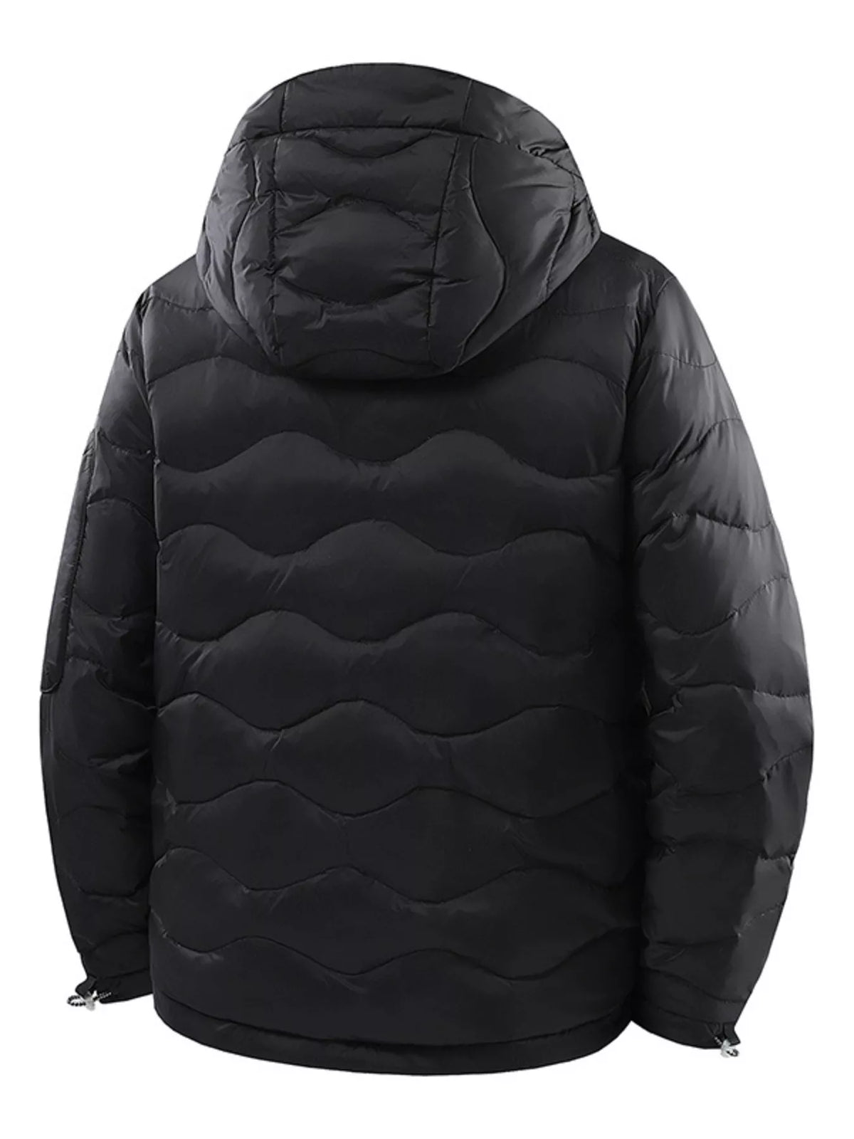 Men's Plus Size Hooded Padded Puffer Jacket