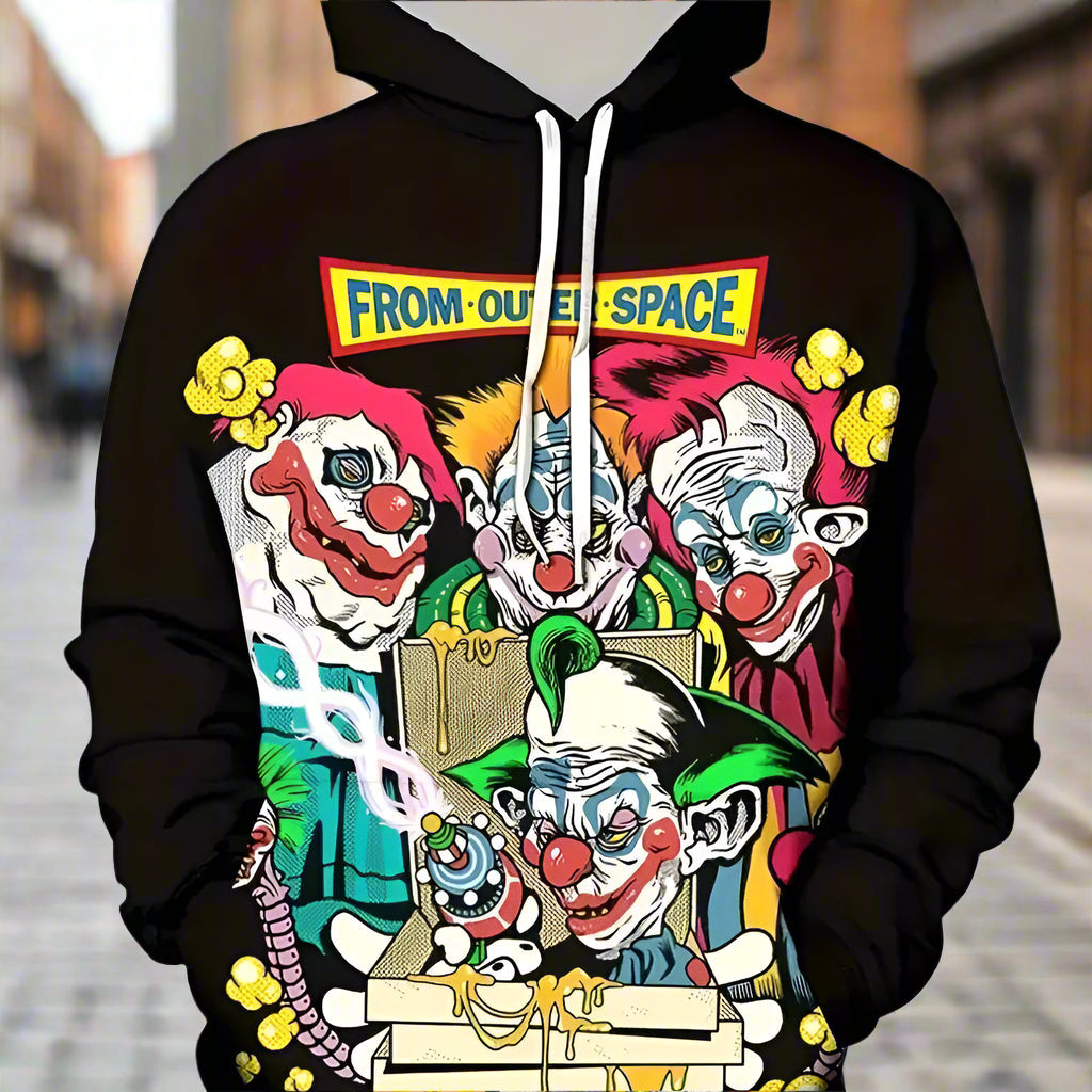 Sudadera con capucha estampada unisex - Sudadera informal con estampado gráfico