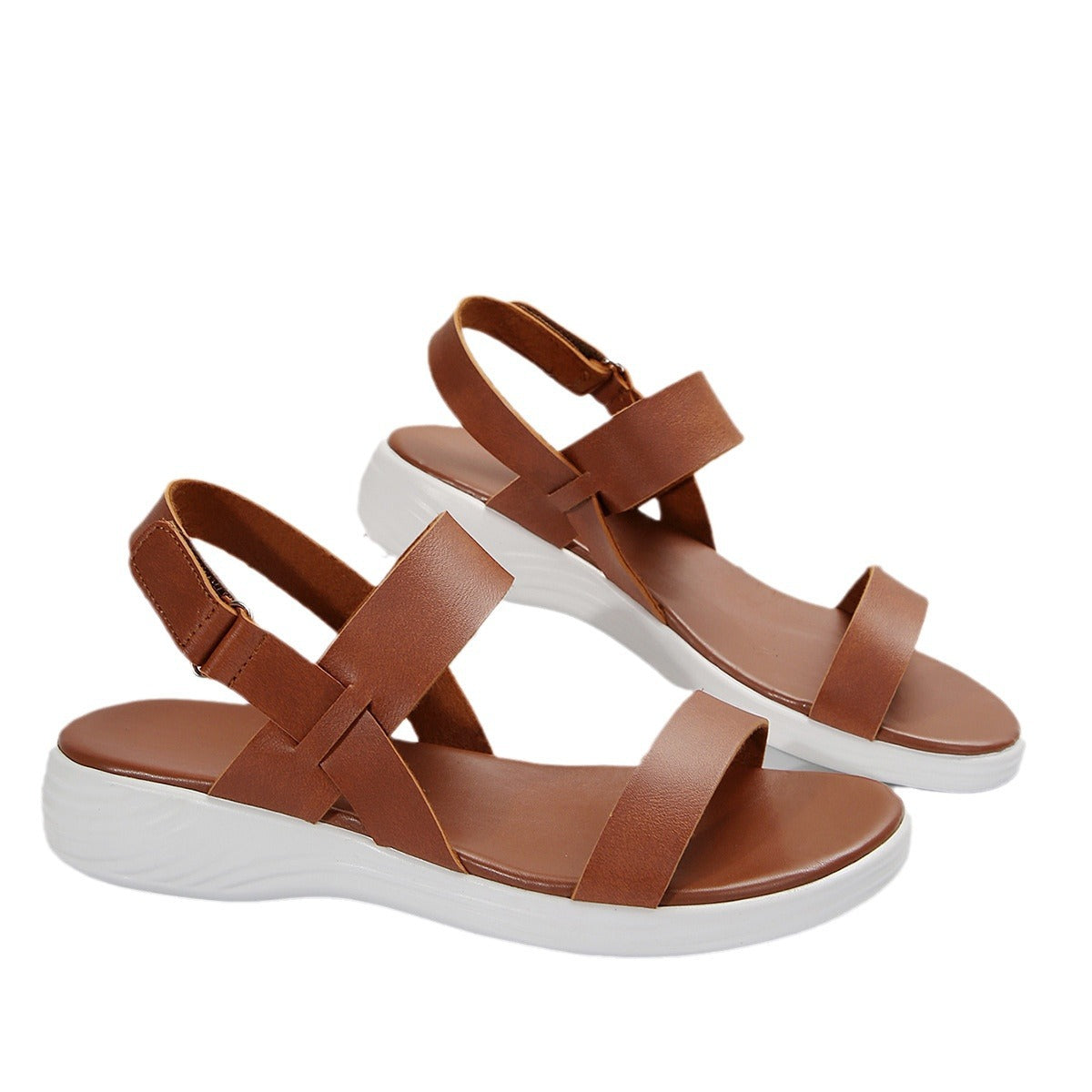 Women's Flat Heel Open-Toe Sandals