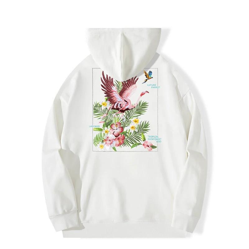 Men's Flamingo Hooded Sweater
