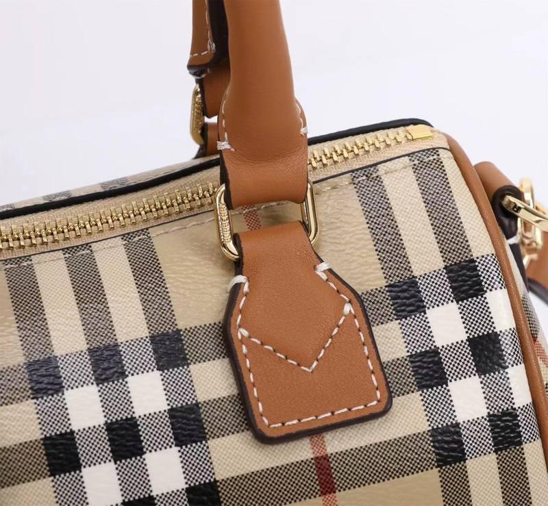 Burberry Mini Check Bowling Bag